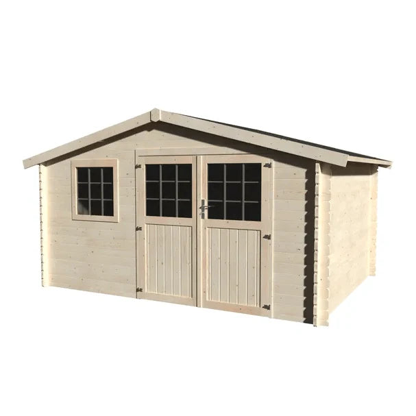 Abri de jardin bois DECOR ET JARDIN Valerian Ep.34 mm, 12.54 m2