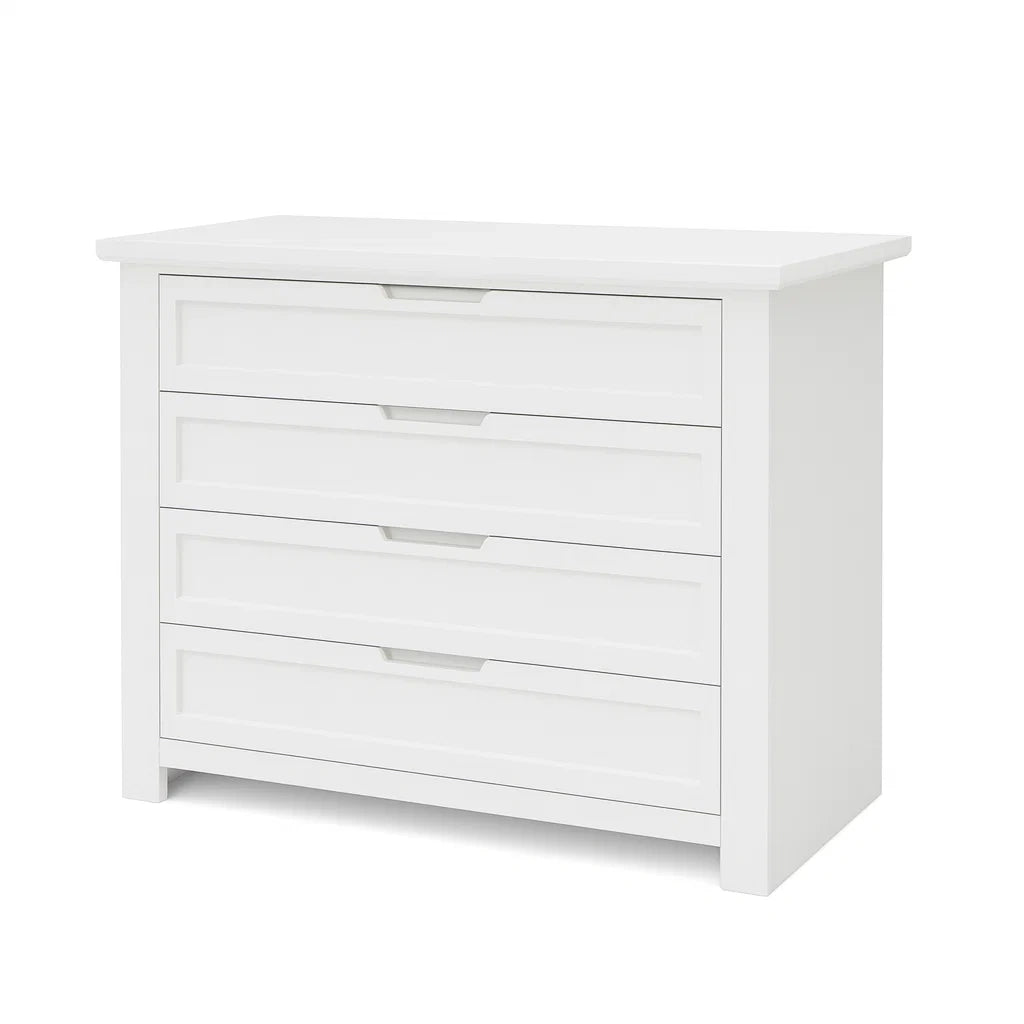 Commode ¨¤ tiroirs ¨¤ 4 tiroirs en bois MDF blanc 80x40x92 cm(Blanc)