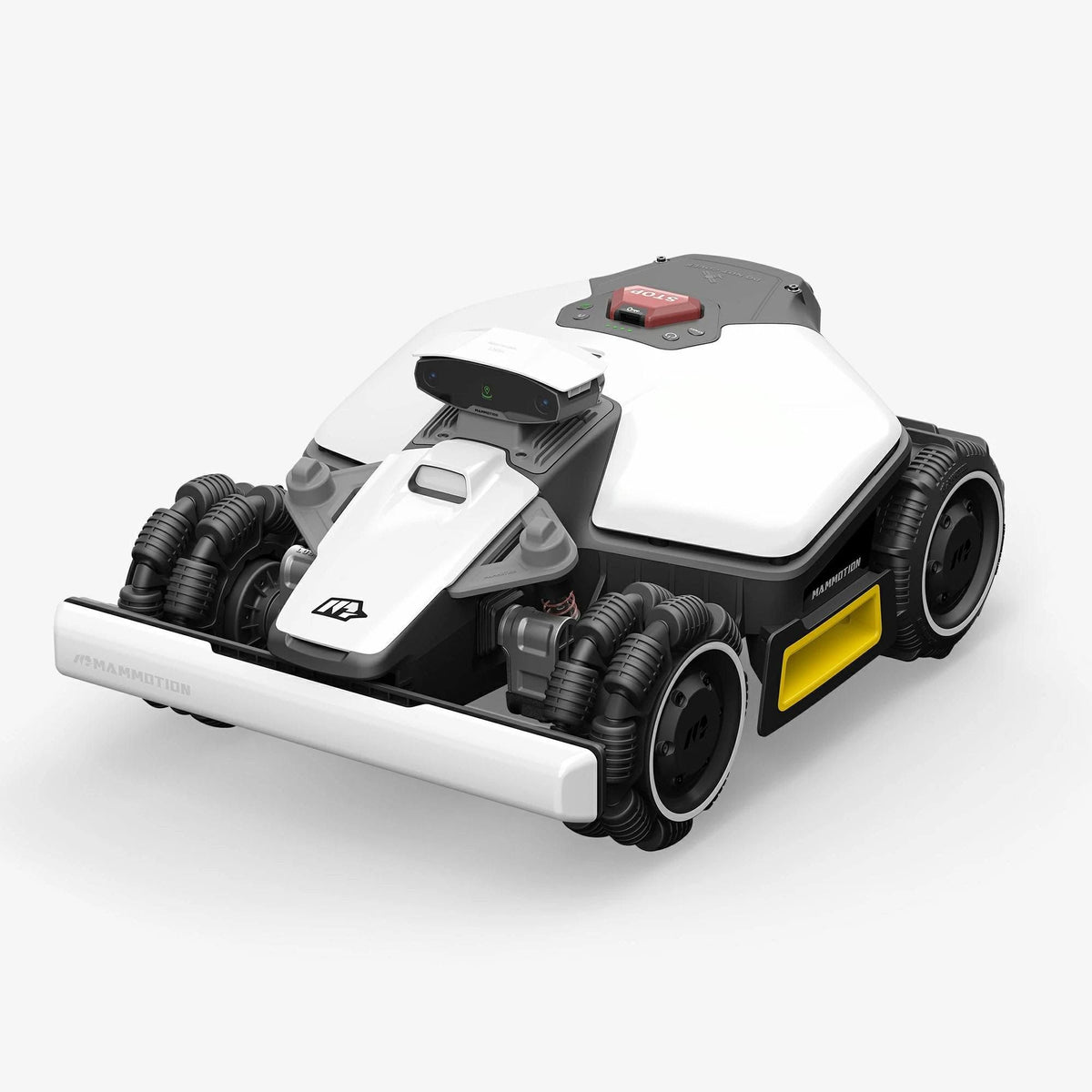 MAMMOTION LUBA mini AWD 800 tondeuse robot sans fil p¨¦riph¨¦rique(Blanc/Noir/Jaune)