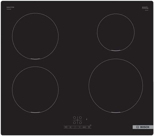 Bosch PUE611BB5E - S¨¦rie 4 - Table de cuisson ¨¤ induction - 4 br?leurs - Noir