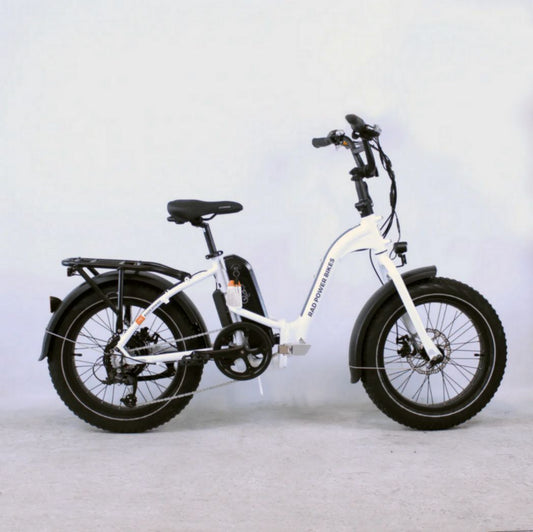 V¨¦lo ¨¦lectrique pliable RadPower Bikes RadExpand 5, blanc
