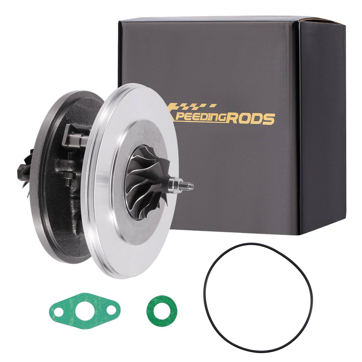 Turbo Cartouche LCDP compatible pour Peugeot 307 compatible pour Ford Focus compatible pour CITROEN 1.6 HDI 753420 pour GT1544V(Argent/Noir/Vert)