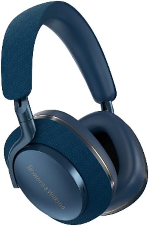 Bowers  Wilkins Px7 S2 Casque Supra-auriculaire sans Fil avec Bluetooth 5.0 et Charge Rapide, 30 Heures de Lecture et Microphone int¨¦gr¨¦ - Bleu(Bleu)