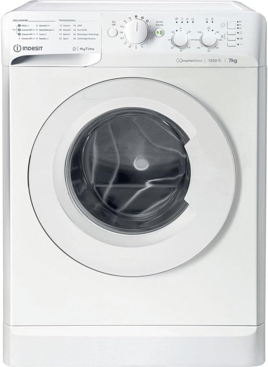 LAV.C/FRONT 7KG 1200GIRI CE.A INVERTER VAPORE(Blanc)